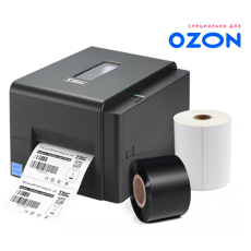 Принтер этикеток TSC TE200 (комплект для маркировки Озон)